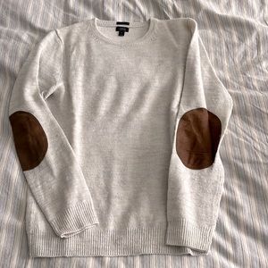 J.Crew Merino Wool Sweater Suede Elbow Patch